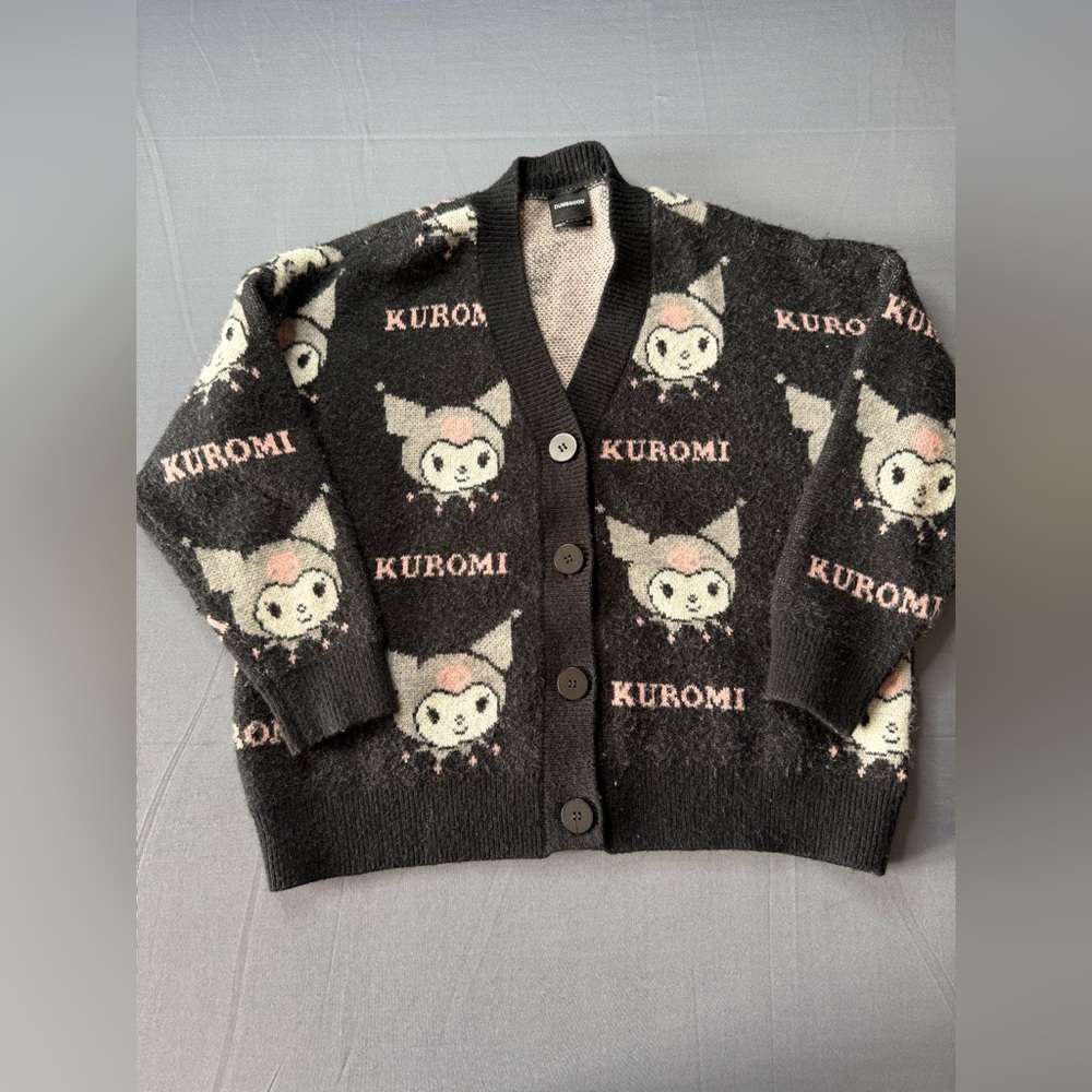 Dumbgood Kuromi  Print Cardigan Size XL #812